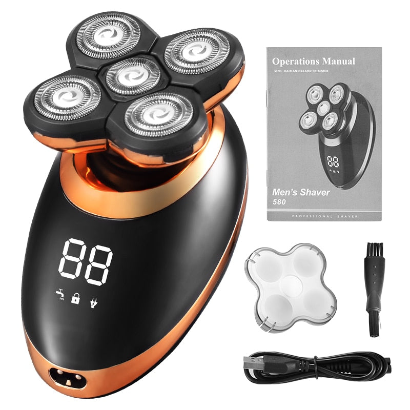 IPX7 Waterproof Electric Shaver Razor