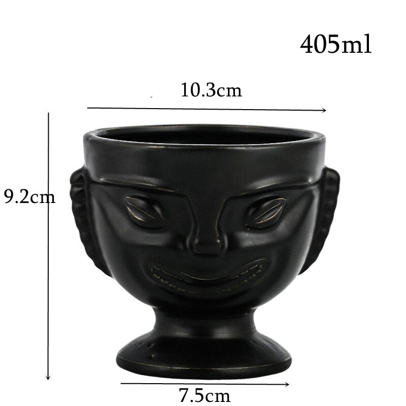 350ml-700ml Hawaii Tiki Mugs Cocktail Cup