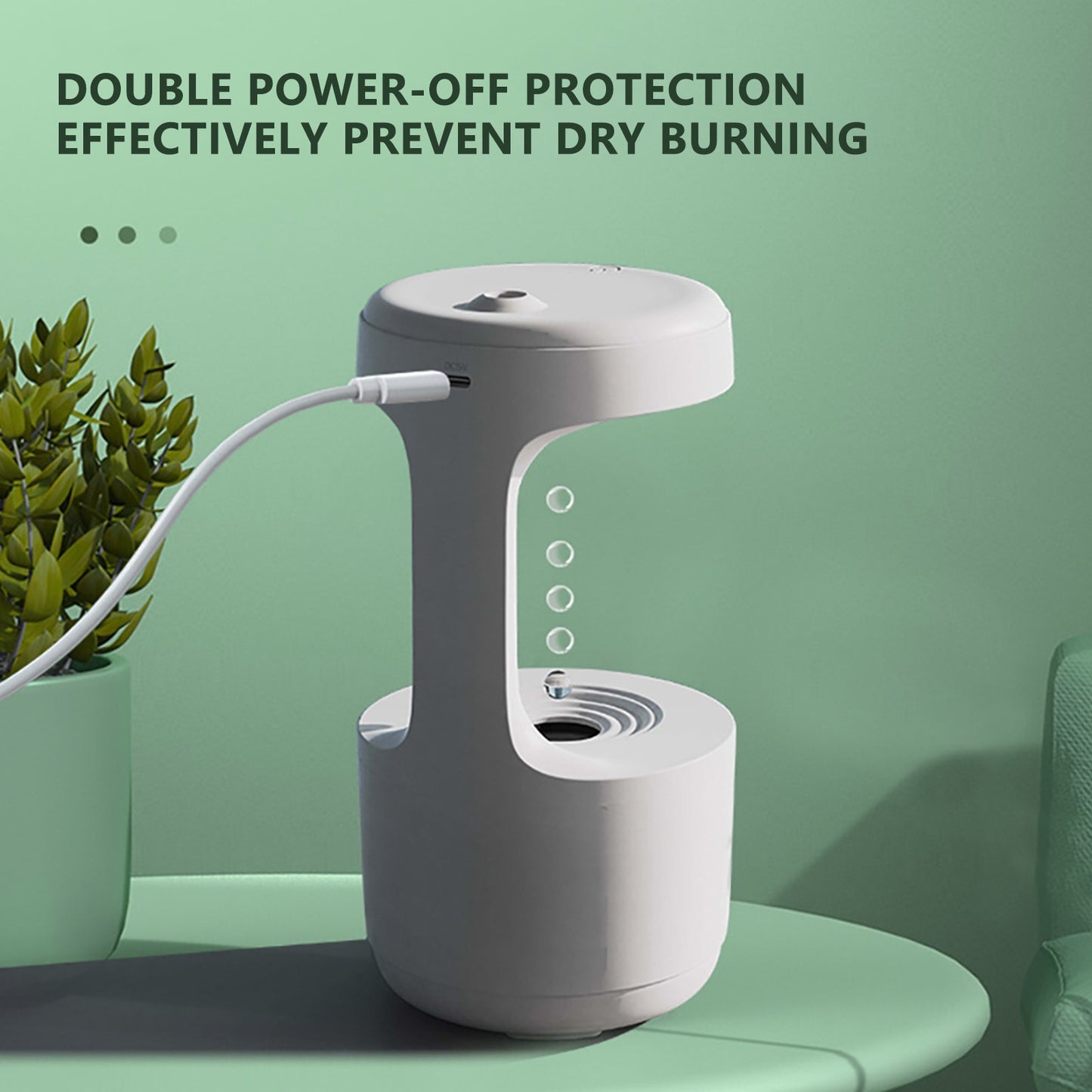 800ML Air Humidifier Home Anti-Gravity