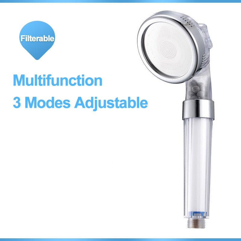 3 Modes Bath Shower Adjustable Jetting Shower
