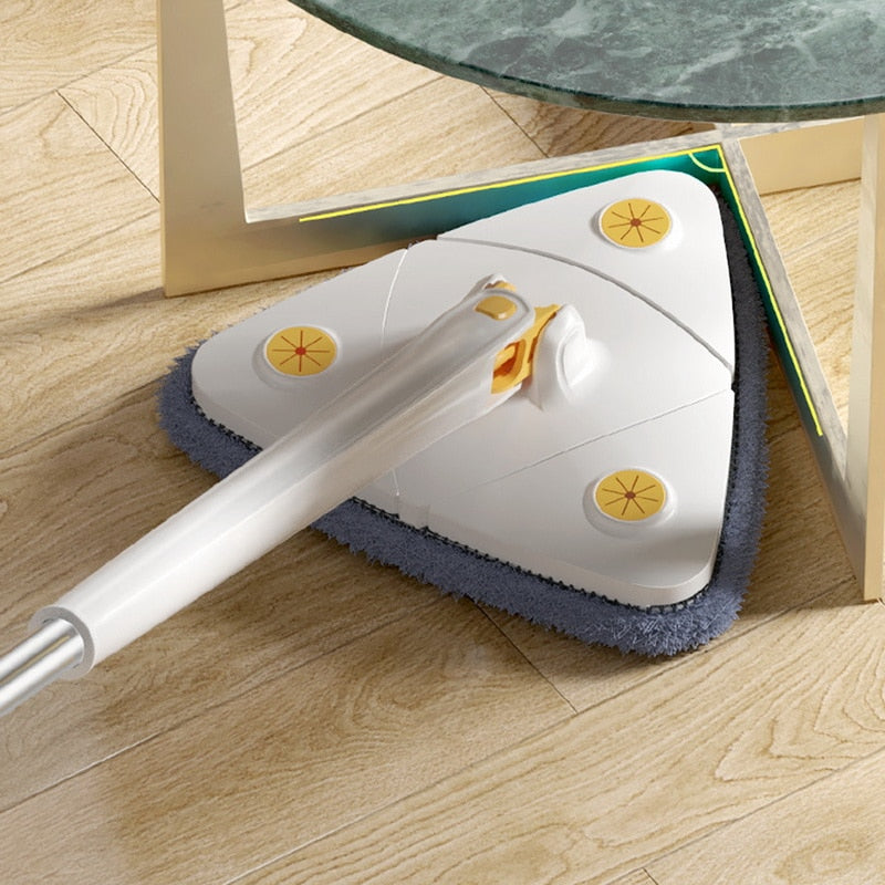 New Telescopic Triangular Mop 360° Rotatable