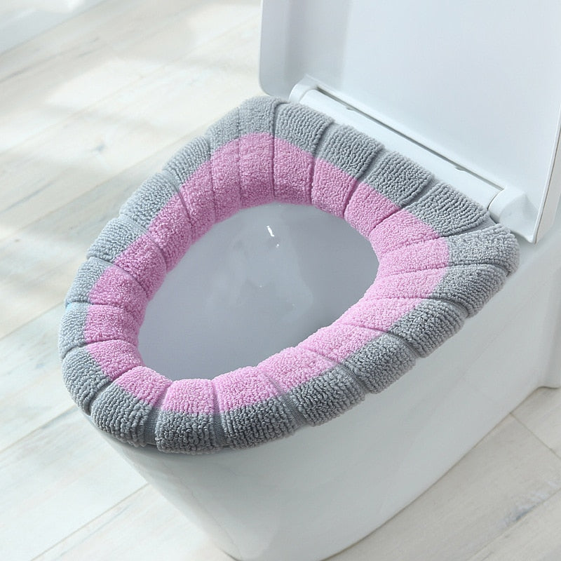 Universal Soft Warm Washable Toilet Seat Cover