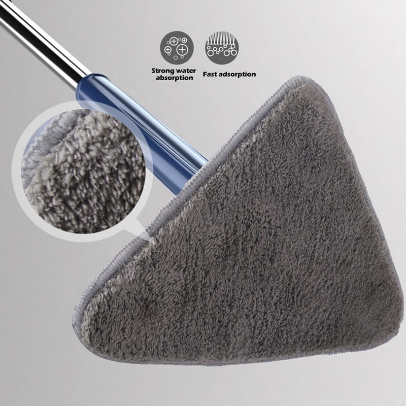 New Telescopic Triangular Mop 360° Rotatable