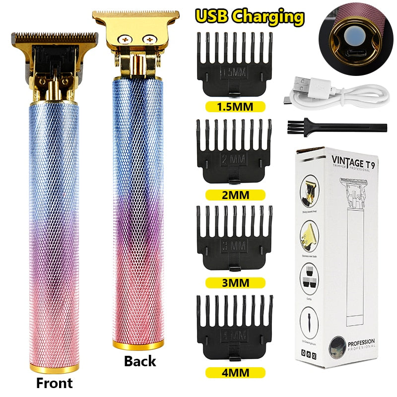 Electric Hair Clipper Man LCD 0mm Shaver