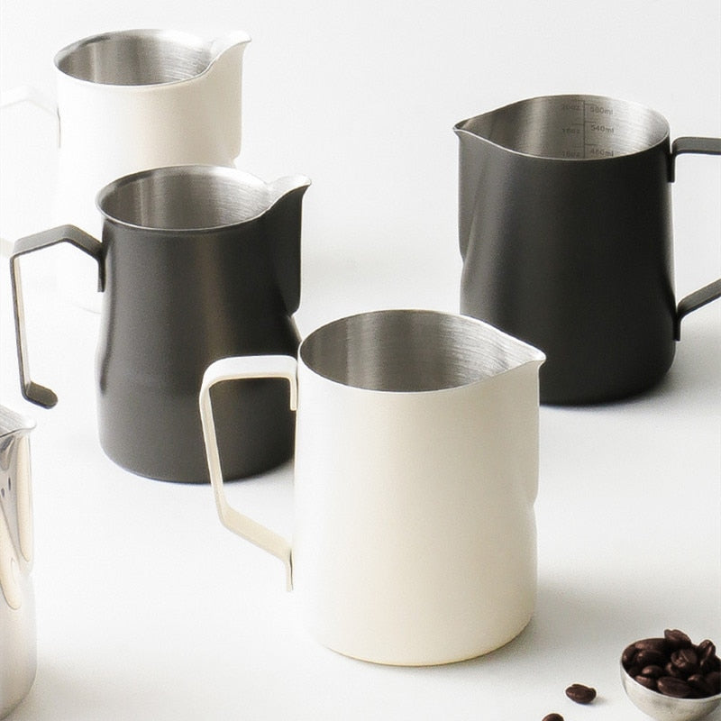 Stainless Steel with scale Coffee Pitcher