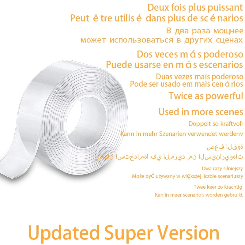 Double Side Tape Feature Waterproof Reusable