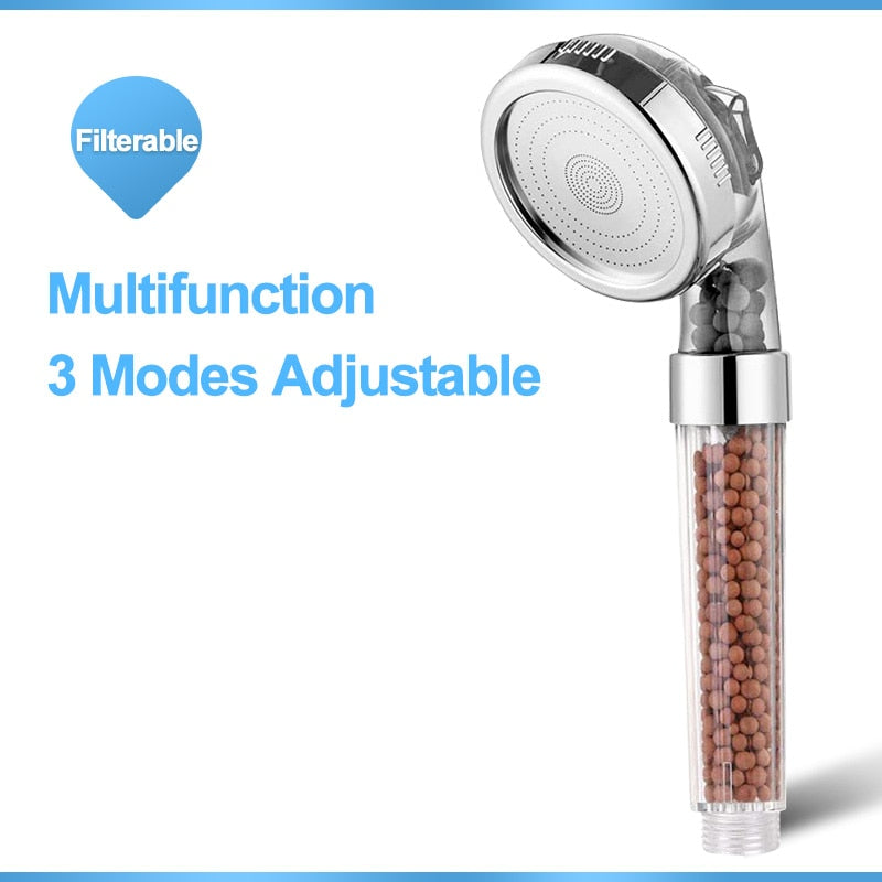 3 Modes Bath Shower Adjustable Jetting Shower