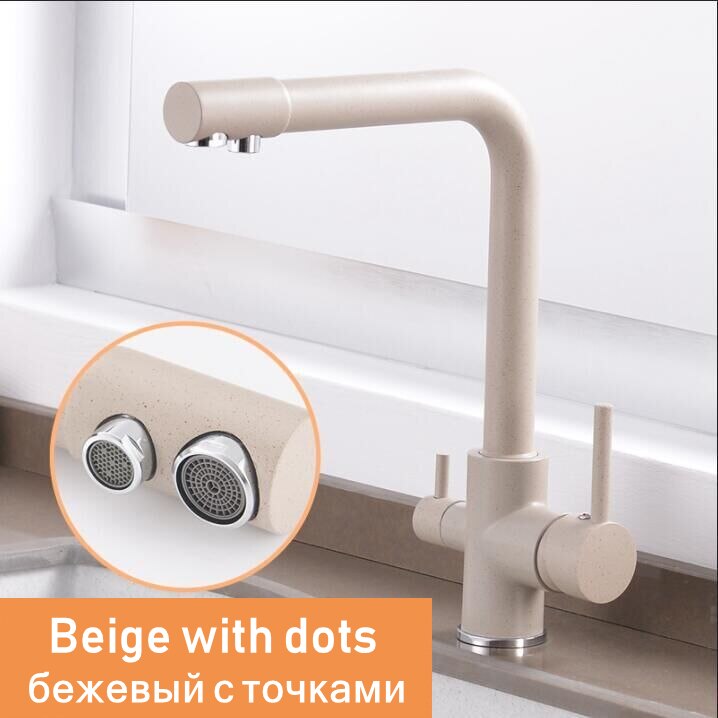Brass Drinking Filtered Water Kitchen Faucet