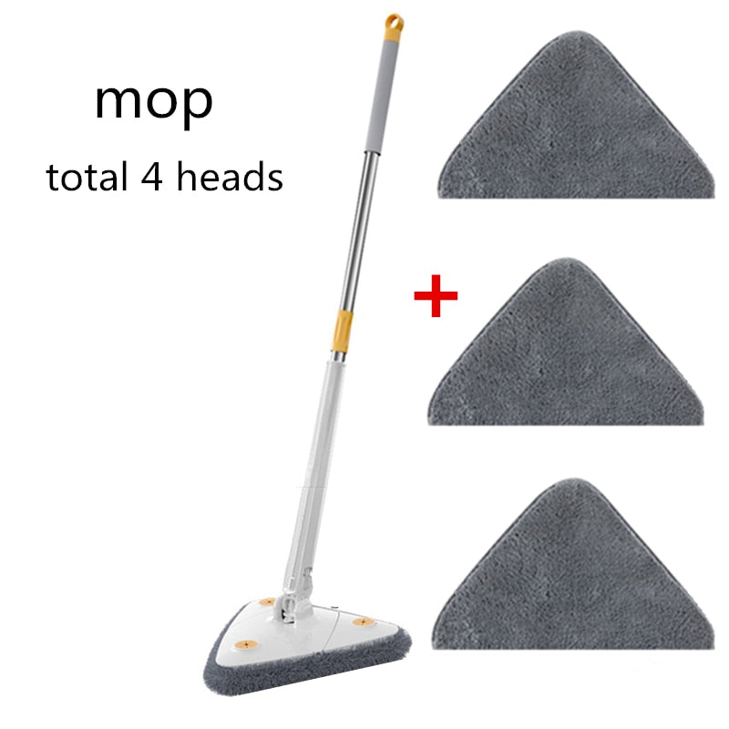 Self-wringing Triangle Extended Mop X Type