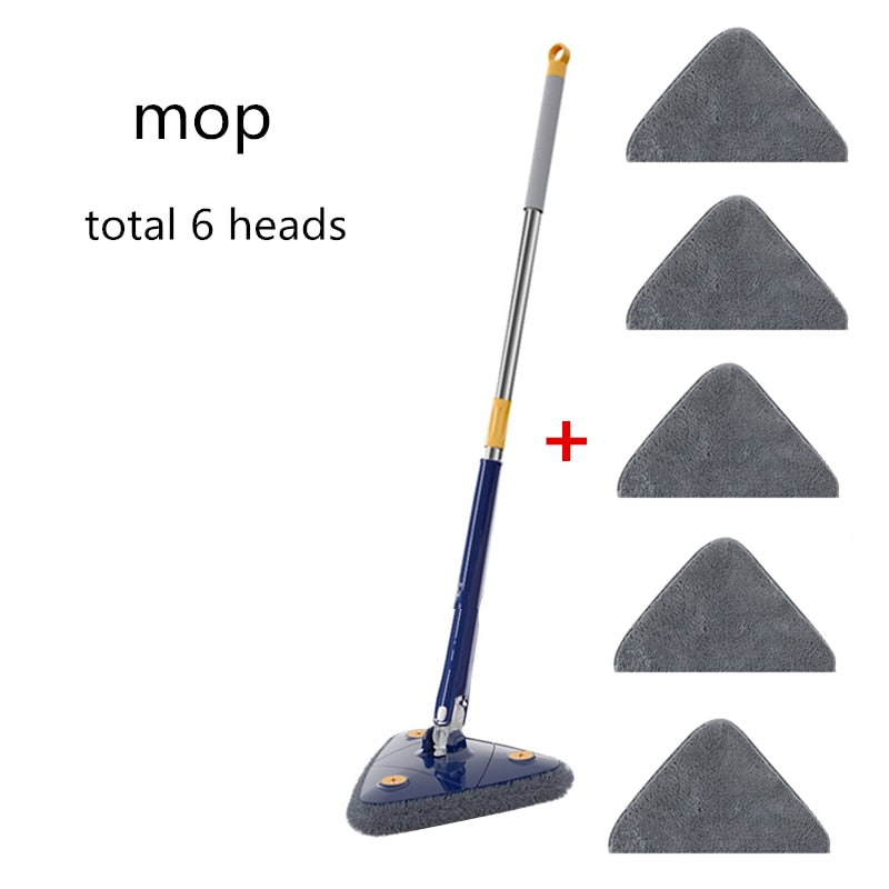 Self-wringing Triangle Extended Mop X Type