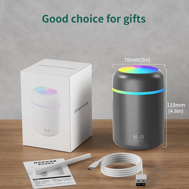 Colorful Air Humidifier Essential Oil Diffuser