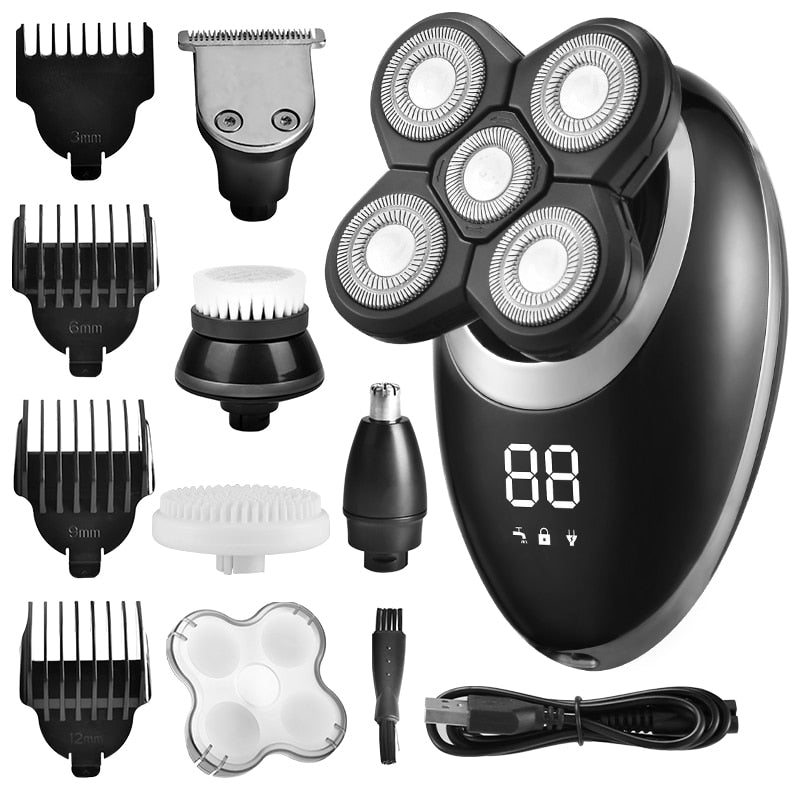 IPX7 Waterproof Electric Shaver Razor