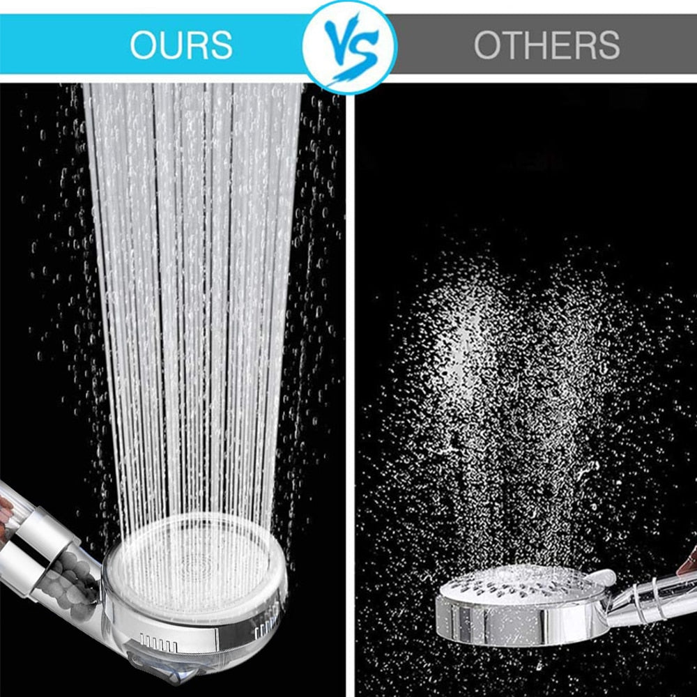 3 Modes Bath Shower Adjustable Jetting Shower