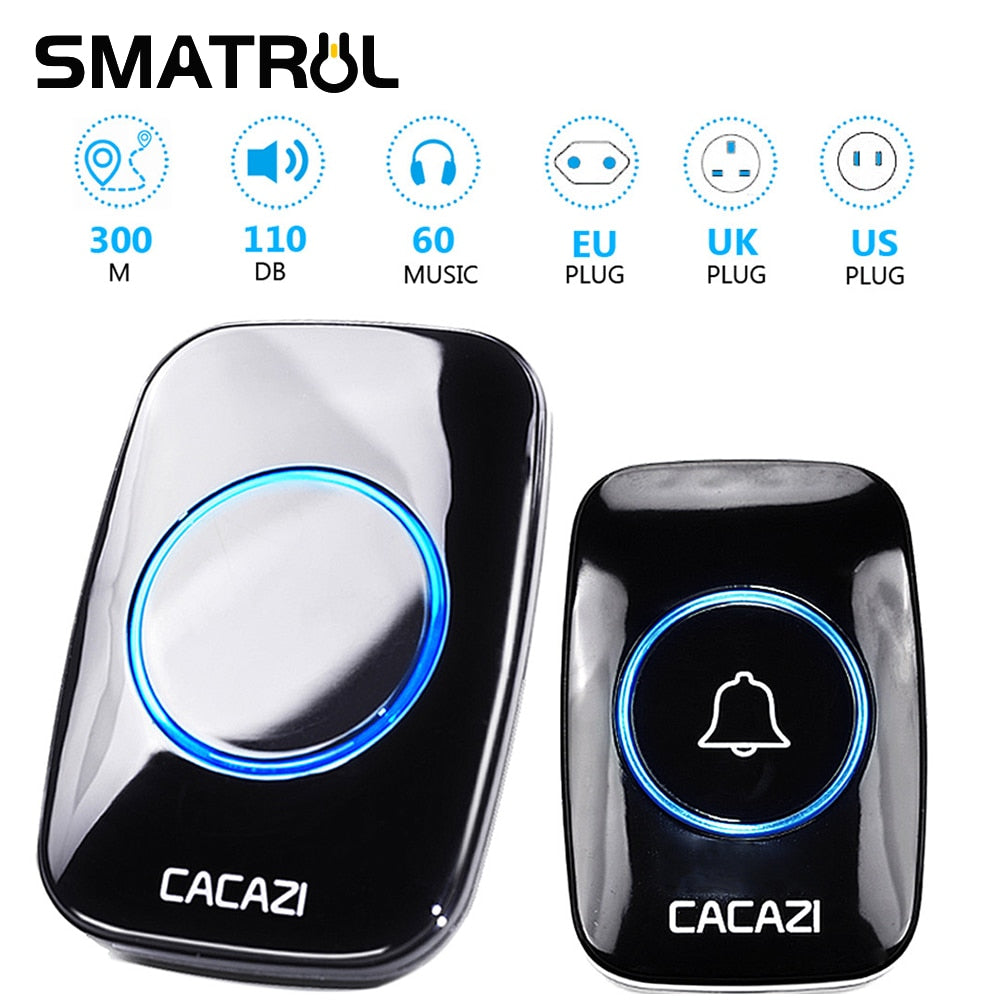 Wireless Doorbell Waterproof Remote