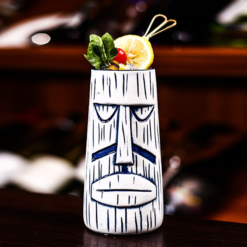 Bar Poker Tiki Mug Creative Hawaii Ceramic Mug