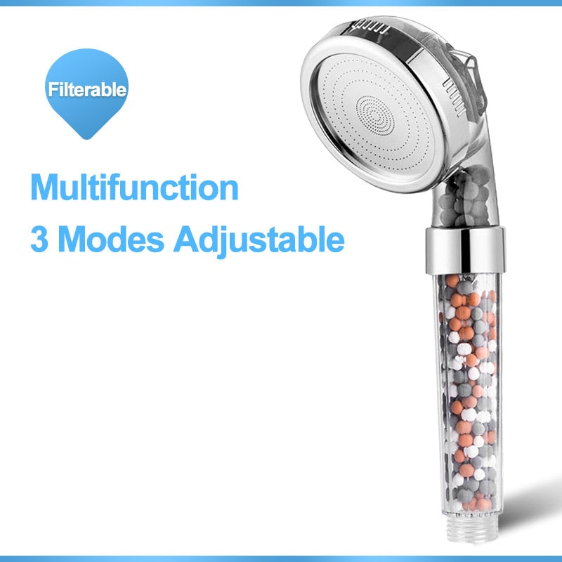 3 Modes Bath Shower Adjustable Jetting Shower