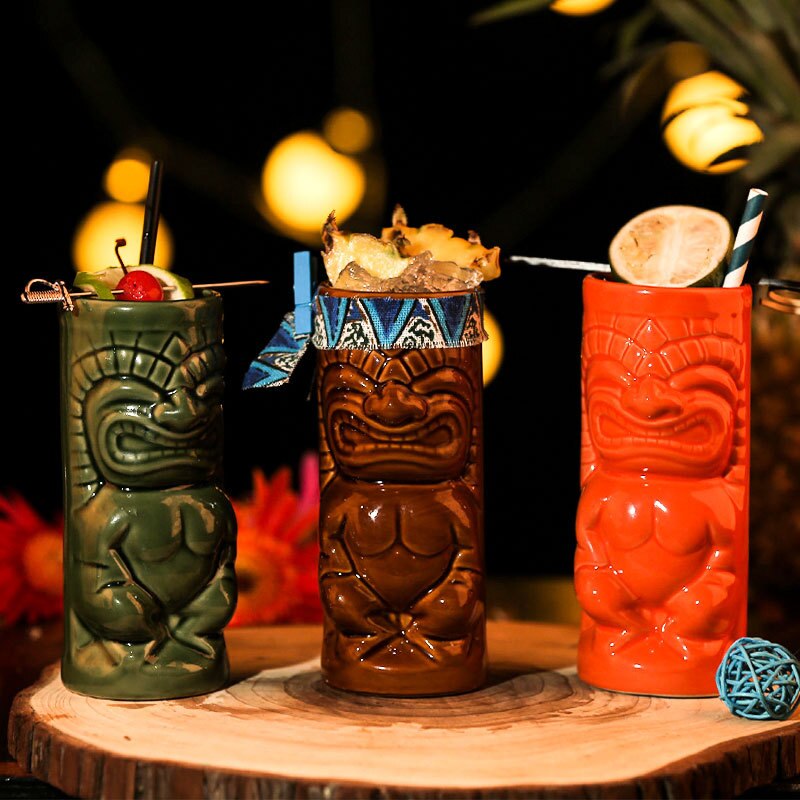 350ml-700ml Hawaii Tiki Mugs Cocktail Cup