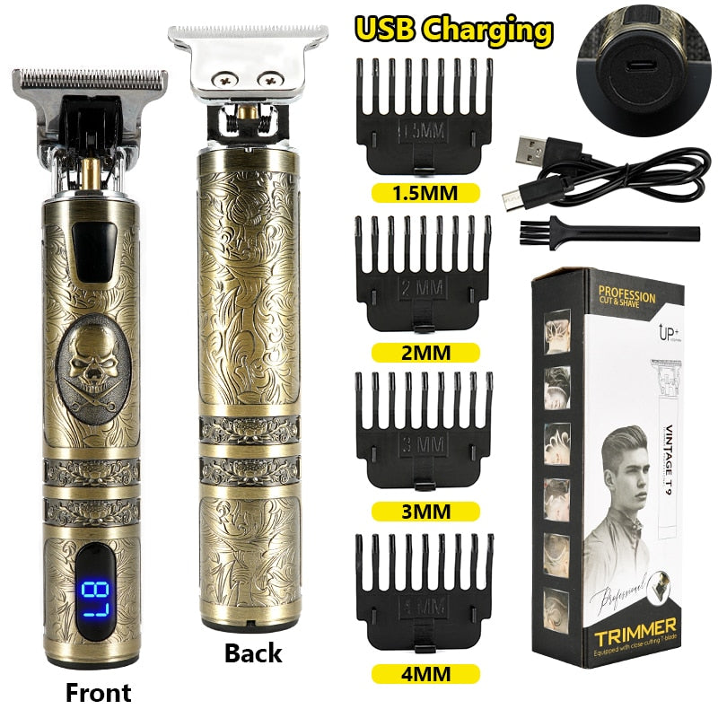 Electric Hair Clipper Man LCD 0mm Shaver