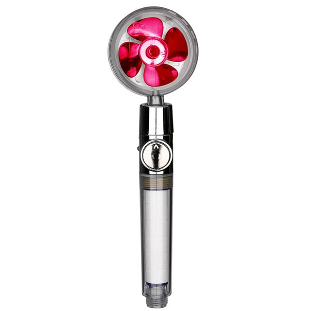 Turbo Propeller Rainfall Handheld Shower Head