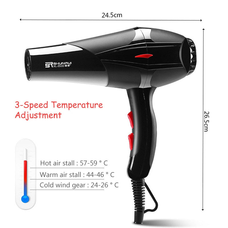 Hair Dryer Strong Power Air Blow