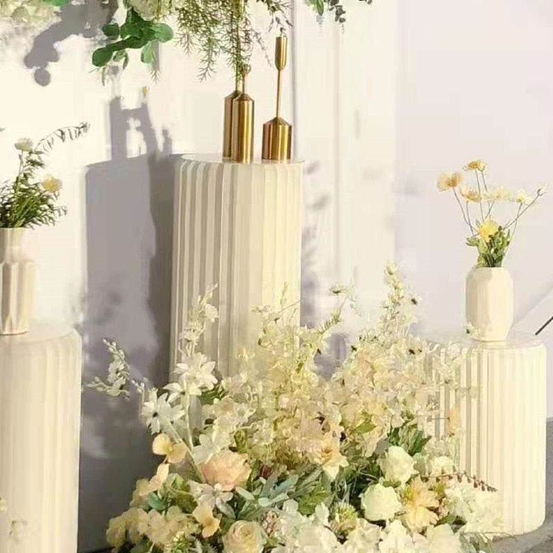 Origami Round Pillar Wedding Decoration