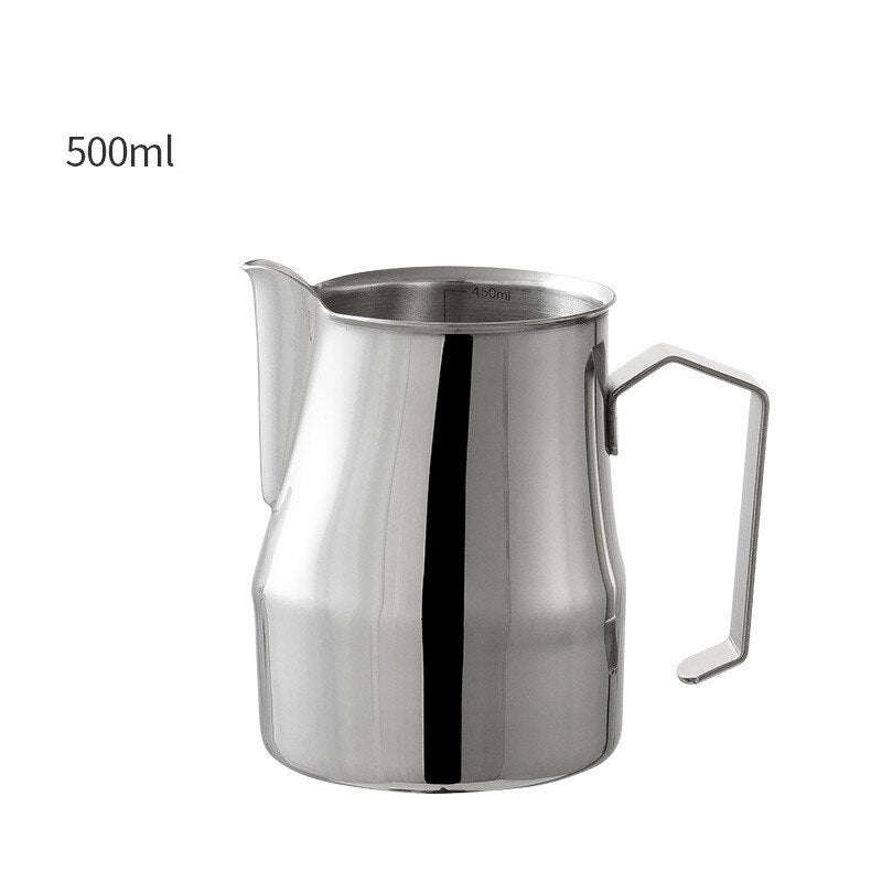 Stainless Steel with scale Coffee Pitcher