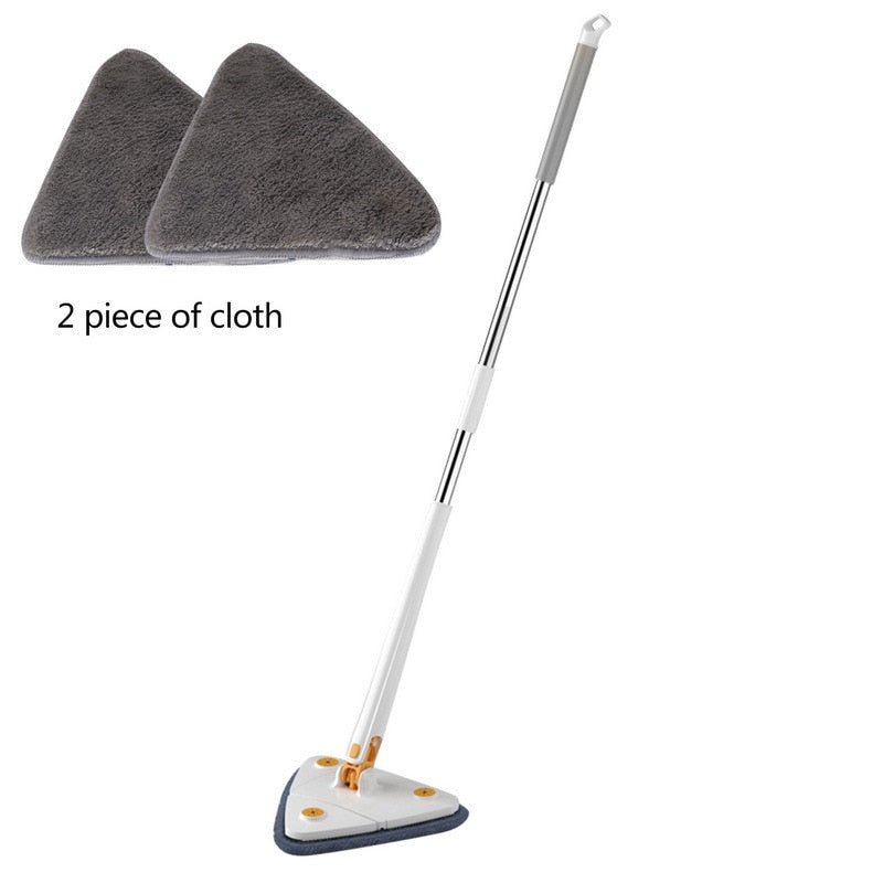 New Telescopic Triangular Mop 360° Rotatable