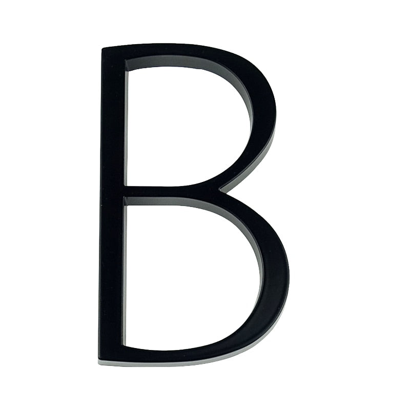 Floating House Number Letters Big Modern