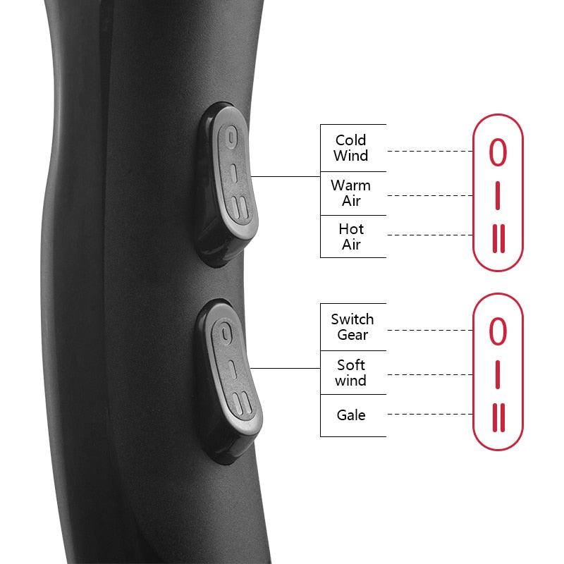 Hair Dryer Strong Power Air Blow