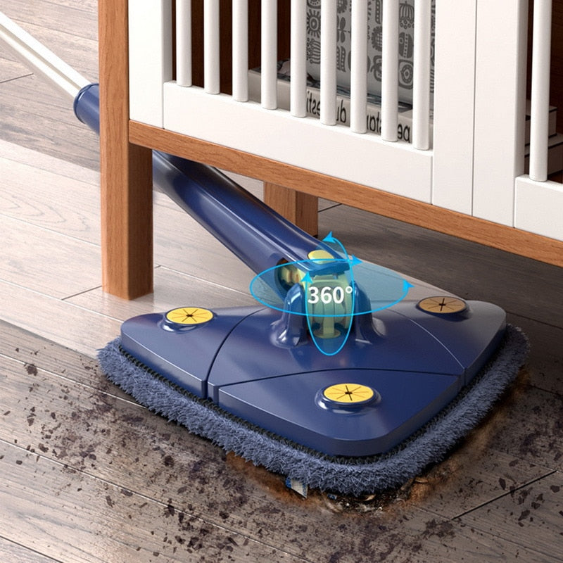 New Telescopic Triangular Mop 360° Rotatable