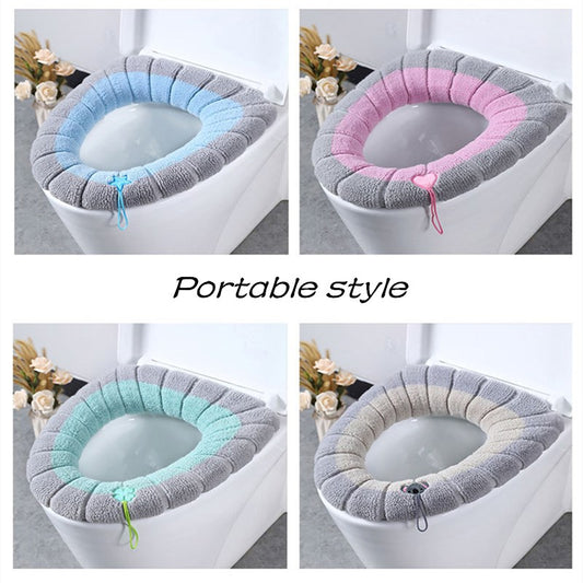 Universal Soft Warm Washable Toilet Seat Cover
