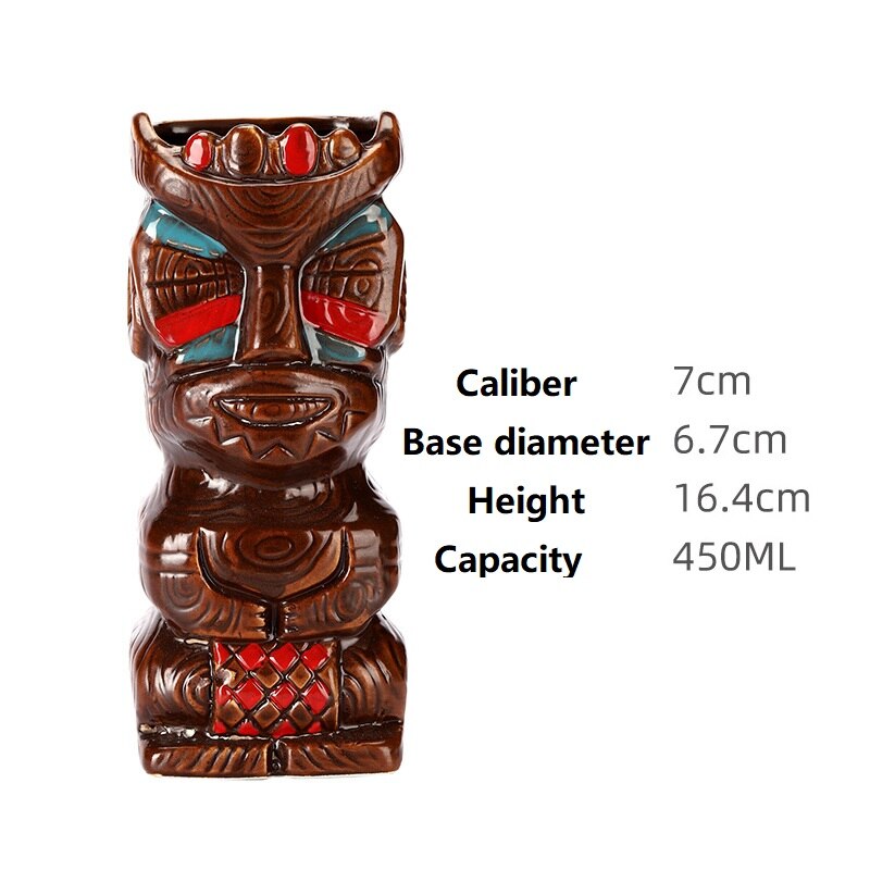 350ml-700ml Hawaii Tiki Mugs Cocktail Cup