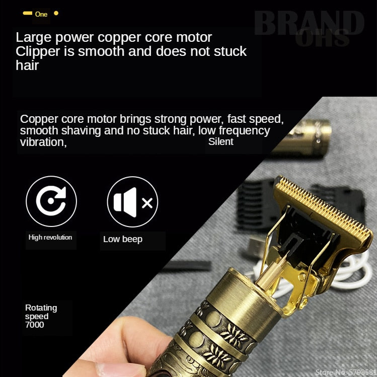 Man Electric Cordless Hair Cutting Machine