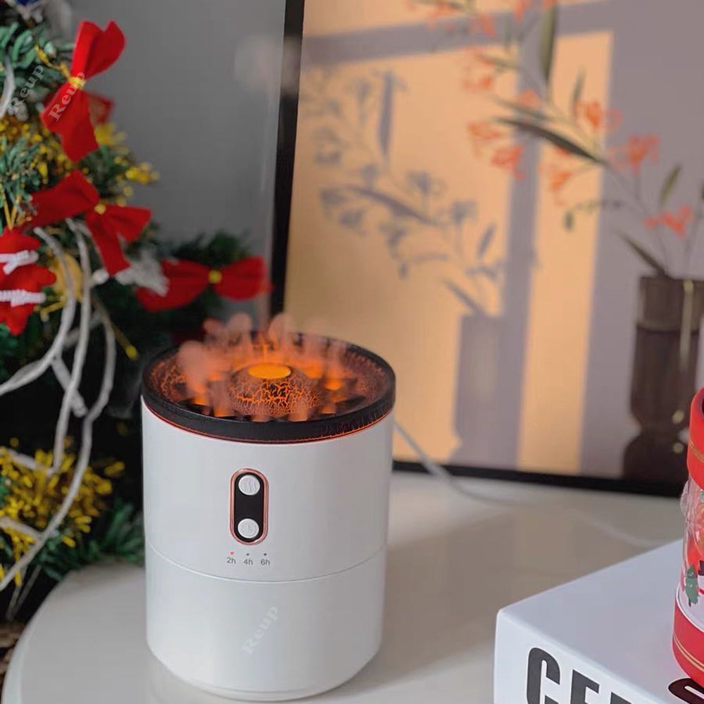 Volcanic Flame Aroma Essential Oil Diffuser USB Portable Jellyfish Fragrance