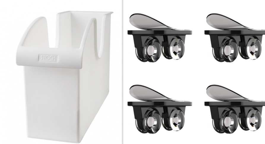 Kitchen Useful Special Storage Box Pulley Pot Cover Plastic Shelf