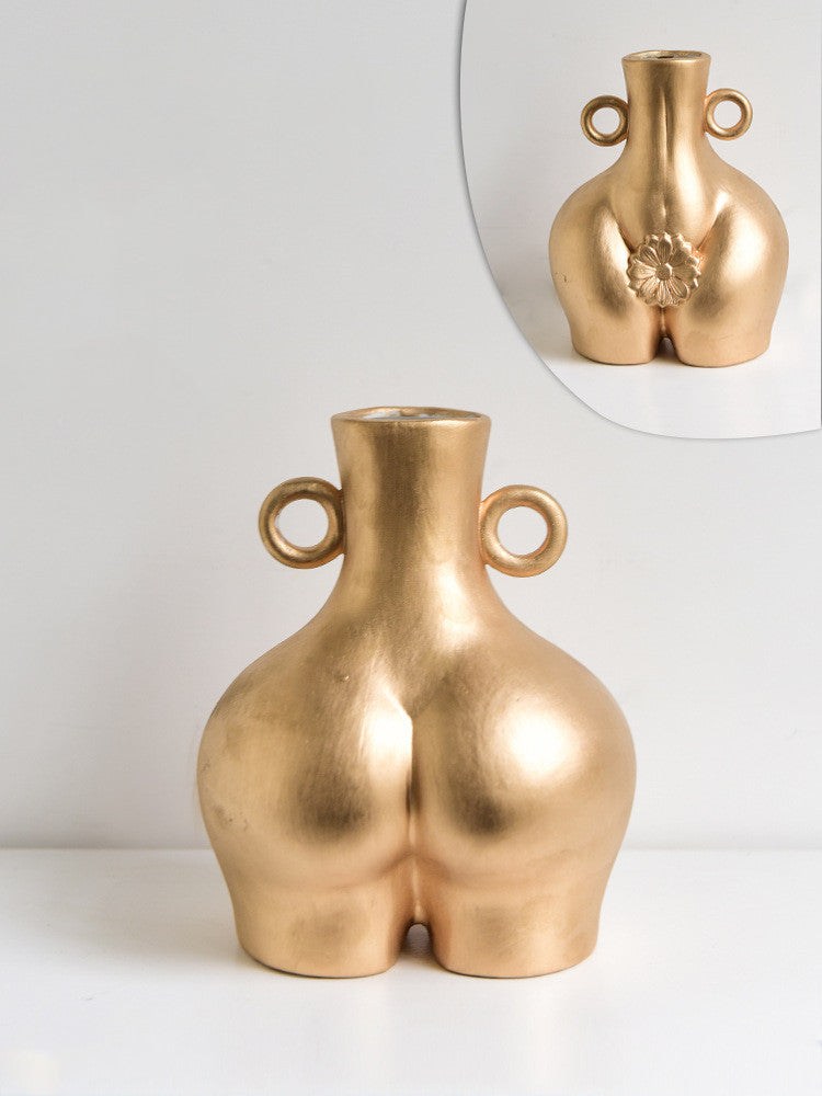 Nordic Human Body Ceramics Vases Home Decoration Accessories