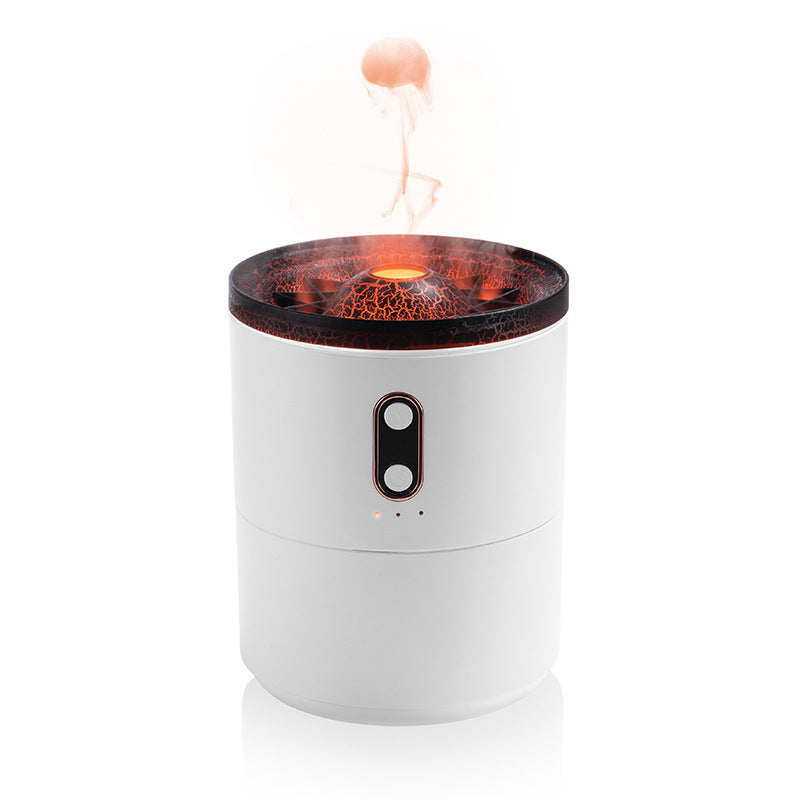 Volcanic Flame Aroma Essential Oil Diffuser USB Portable Jellyfish Fragrance