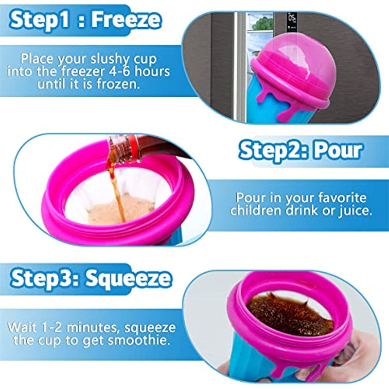 Summer Squeeze Homemade Ice Cream Quick-Frozen Smoothie Slushy Maker