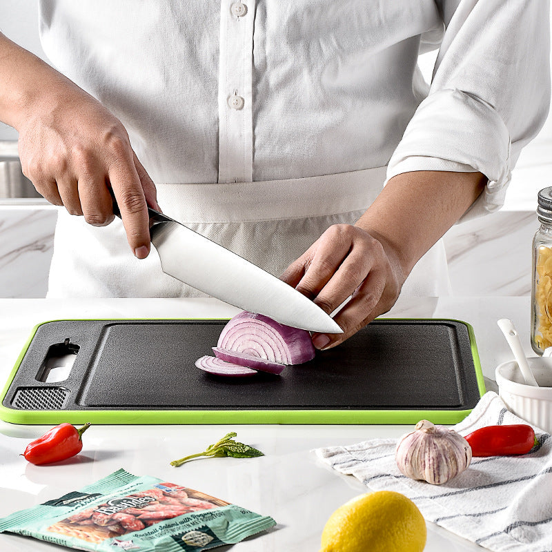 Double-side Cutting Board Defrosting With Knife Sharpener