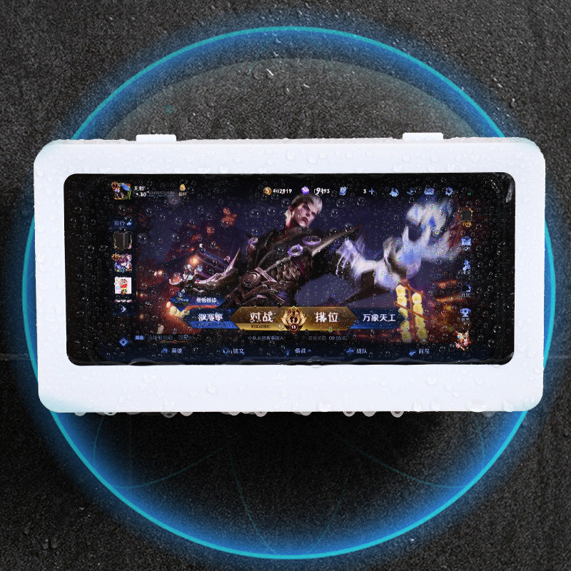 Wall Mounted Punch Free Bathroom Phone Rack