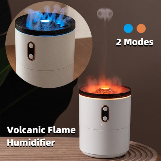 Volcanic Flame Aroma Essential Oil Diffuser USB Portable Jellyfish Fragrance