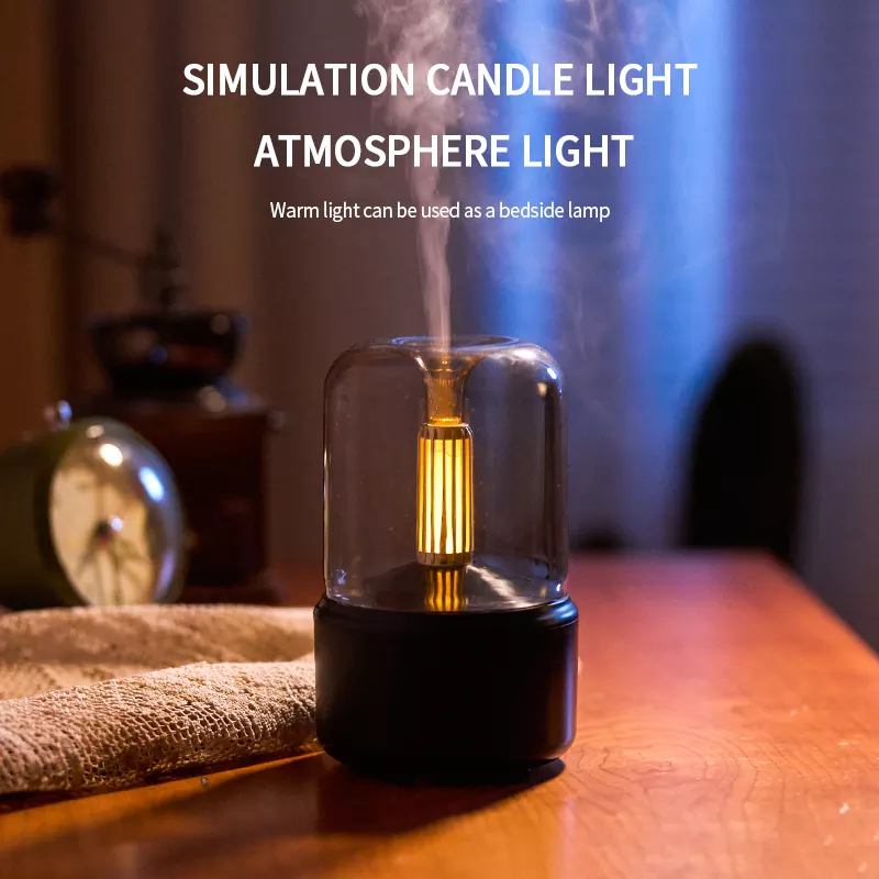 Candle Lamp Aroma Diffuser Air Humidifier Electric Diffusor