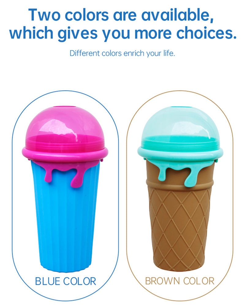 Summer Squeeze Homemade Ice Cream Quick-Frozen Smoothie Slushy Maker