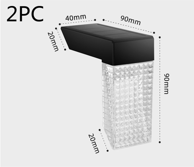 LED Solar Stairs Lights Outdoor Lighting Waterproof Step Deck Light