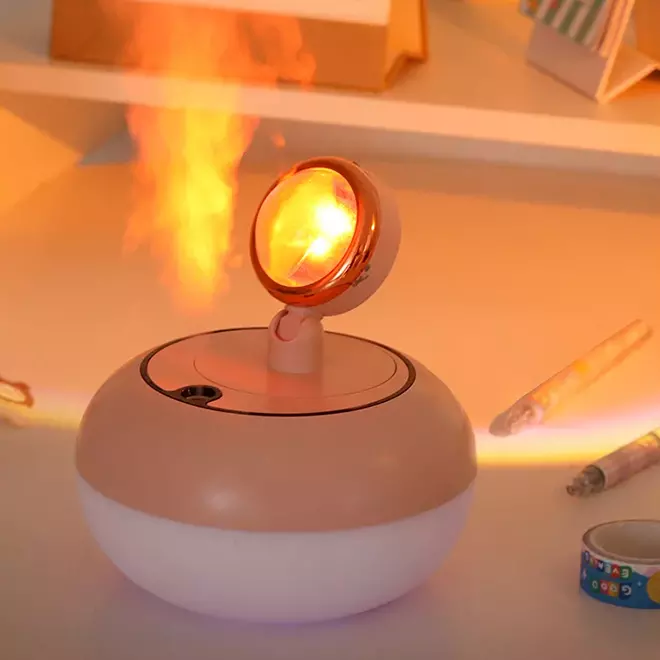 2 in 1 Sunset Lamp Humidifier Creative Competitive Price Portable