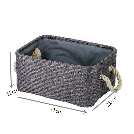 Portable Laundry Storage Baskets Canvas