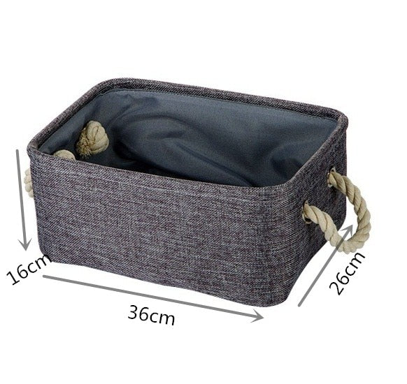 Portable Laundry Storage Baskets Canvas