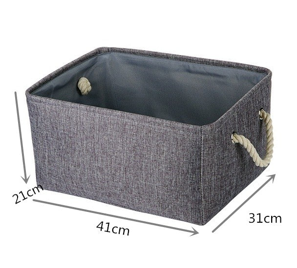 Portable Laundry Storage Baskets Canvas