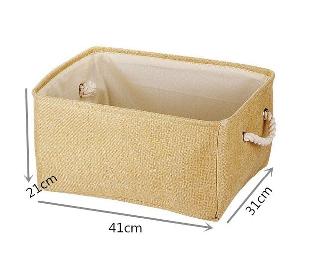 Portable Laundry Storage Baskets Canvas