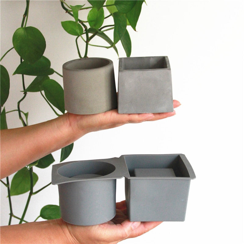 Concrete Planter Pots Cement Molds